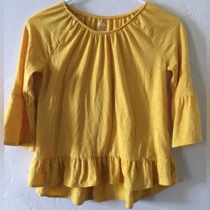 Girls Old Navy 3/4 Length Sleeve Top Shirt